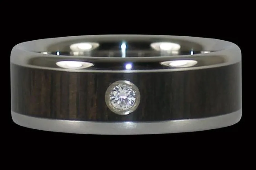 Blackwood Diamond Titanium Ring