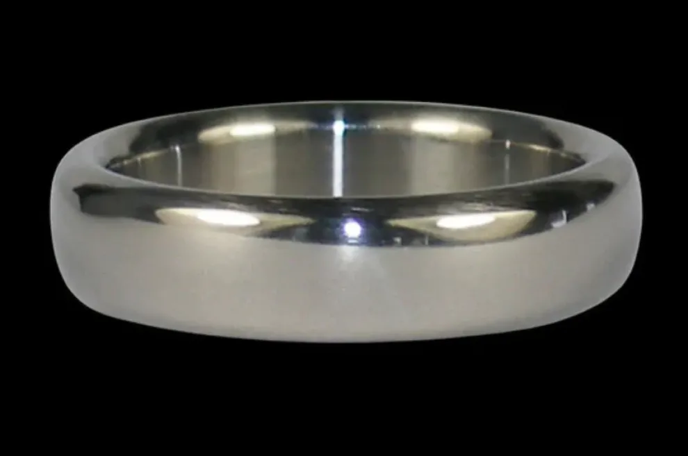Classic Style Titanium Ring Number One