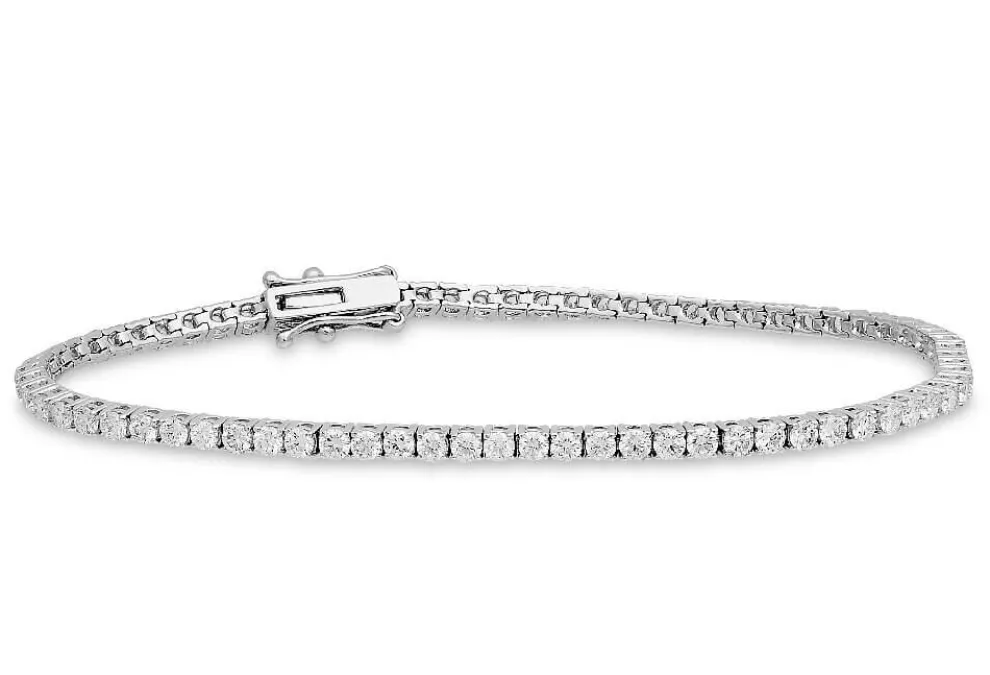 18K Gold And Diamond Tennis Bracelet