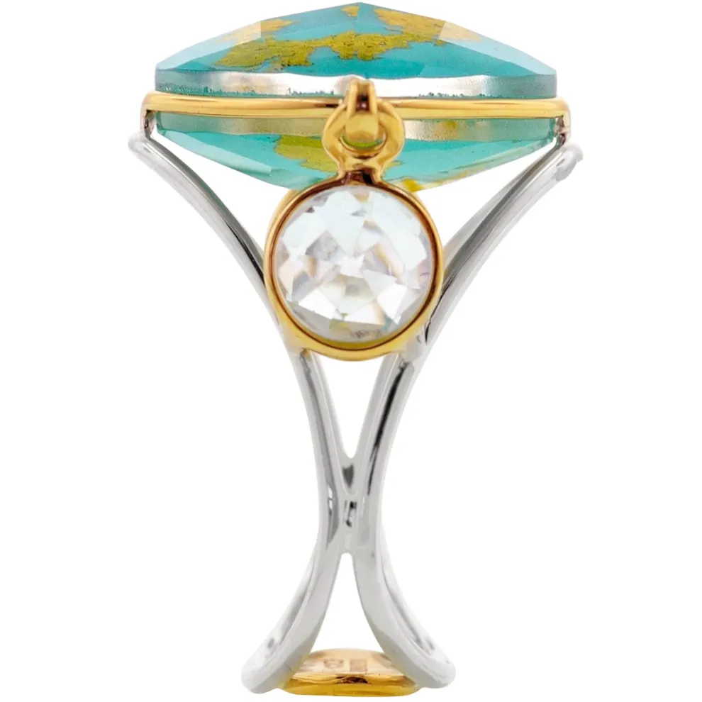 18K Treasure Island Ring